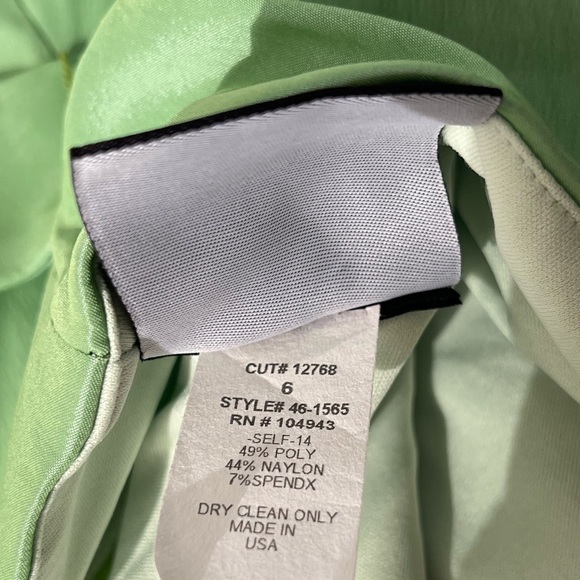 Veronique Young Vintage Taffeta Halter Cocktail Top Size 6 - Picture 16 of 16